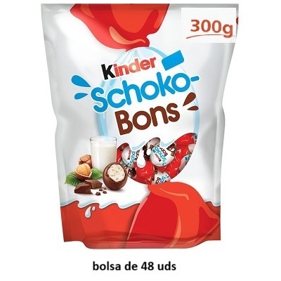 KINDER Schocobons 48 uds bolsa de 300 grs.