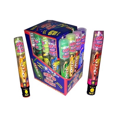 Spray caramelo liquido con luz estuche 18 uds.