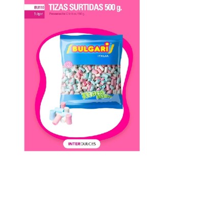 NUBES TIZAS Surtidas 500 grs.de Interdulces