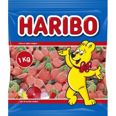 Goma Haribo CEREZAS azucar 1kg