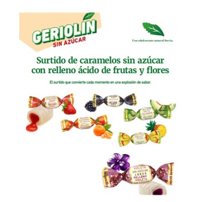 CARAMELO GERIOLIN Relleno Surtido S/A bolsa 1kg.