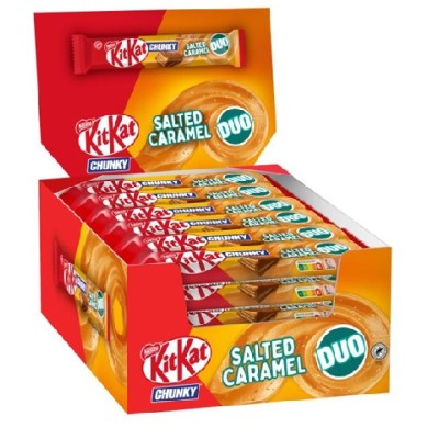KIT KAT CHUNKY DUO Caramelo 68 grs caja de 24 uds