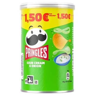 PRINGLES 70g Sour Cream & Onion 12