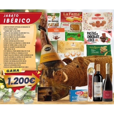 JABATO IBERICO CESTA NAVIDAD