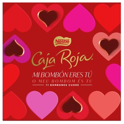 CAJA Roja Bombones CUORE Nestle 98 grs.