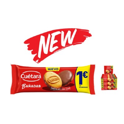 CUETARA SURTIDAS BAÑADAS 18 uds de 65 grs