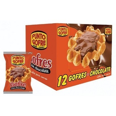 PUNTO GOFRE con Chocolate 10 uds de 140gr.