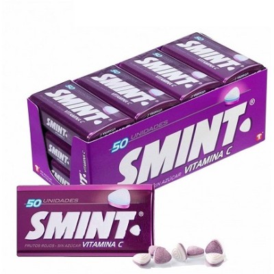 Caramelos LATA Smint FRUTOS ROJOS VITA C 12 Latas
