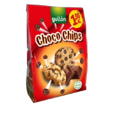 CHOCOCHIPS NEGRO Gullon 10 uds de 175grs