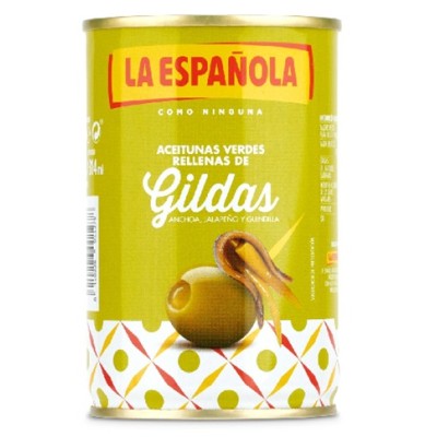 Aceitunas con GILDAS Gourmet lata 2kg