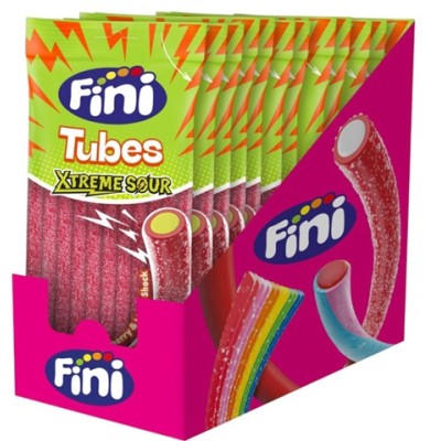 Bolsitas de Fini  XTREME SOUR Fresa y Melon 12 uds de 90 grs