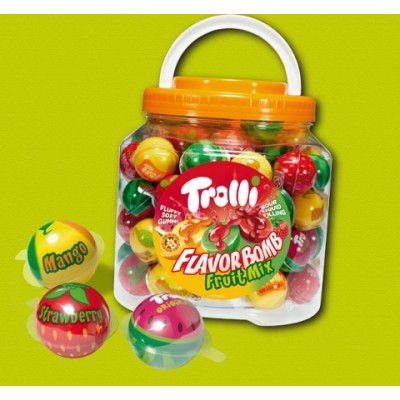 FLAVOR BOM fruit mix TROLLI tarro de 60 uds