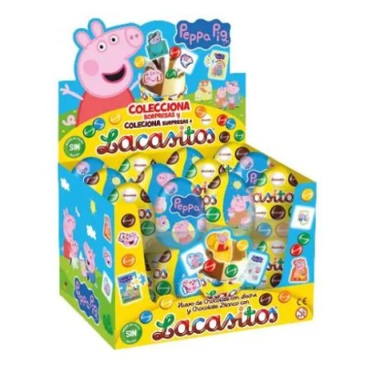 HUEVOS Lacasitos PEPPA PIG 24uds
