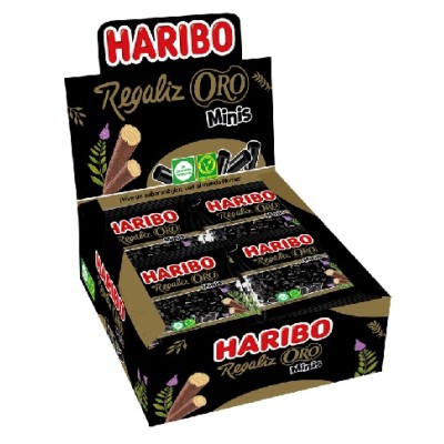 REGALIZ ORO Minis 50grs.x12 bolsitas-HARIBO