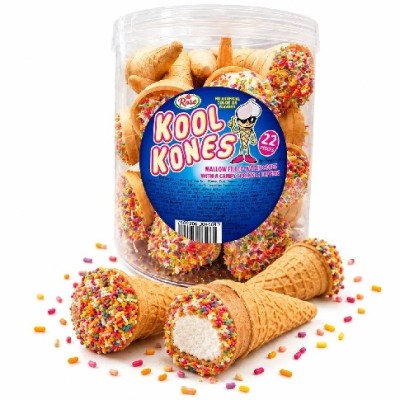 KOOL CONOS con VIRUTAS tarro de 22 uds.