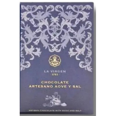 Chocolate Artesano Aove y Sal 100gr. LA VIRGEN