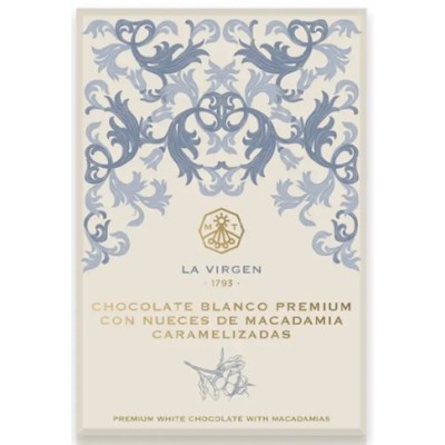 Chocolate Blanco PREMIUM de Nueces de Macadamia 200 gr.