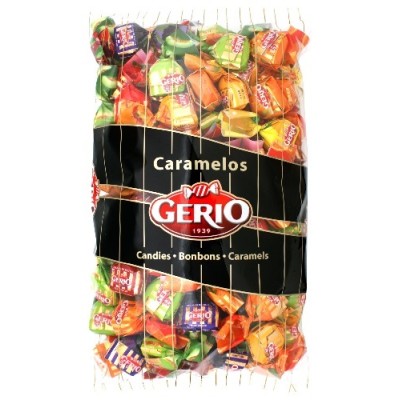 CARAMELO Relleno Selecto FRUTAS 1kg GERIO