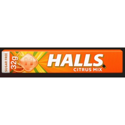CARAMELOS HALLS CITRICOS S/azucar 20 uds.