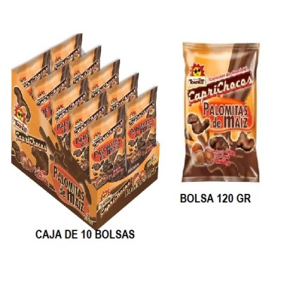 Palomitas CHOCOLATE 120grs  precio 1 ud compra c/de 10 uds