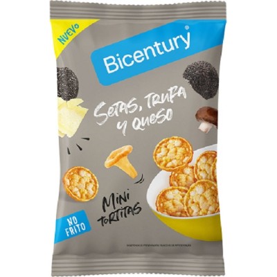 Mini Tortitas Setas,Trufa y Queso BIOCENTURY 7 uds de 70 gr Mini Tortitas Setas,Trufa y Queso BIOCENTURY 7 uds de 70 gr