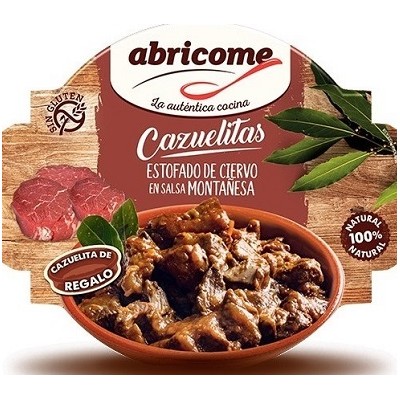 CAZUELA CIERVO Salsa MONTA¥ESA 8x415gr-ABRICOME CAZUELA CIERVO Salsa MONTA¥ESA 8x415gr-ABRICOME