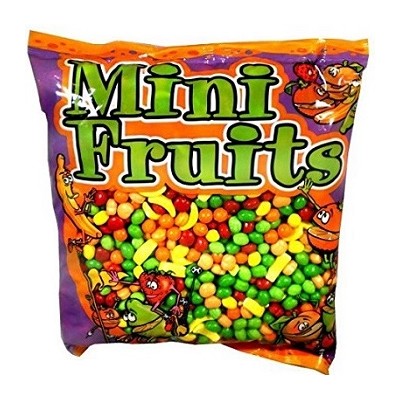 Caramelos comprimidos forma de frutas, en colores surtidos Caramelos comprimidos forma de frutas, en colores surtidos