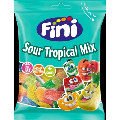 SOUR TROPICAL MIX de fini 90gr.cajas de 12 bolsitas SOUR TROPICAL MIX de fini 90gr.cajas de 12 bolsitas