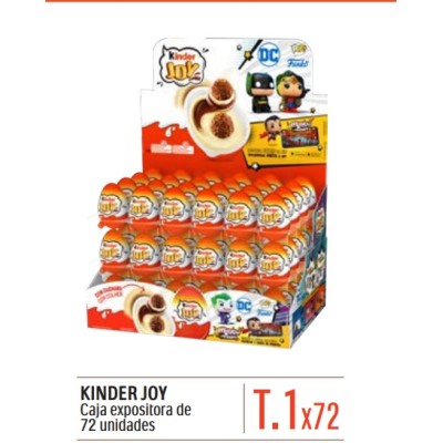 KINDER Joy caja 72 unds. KINDER Joy caja 72 unds.