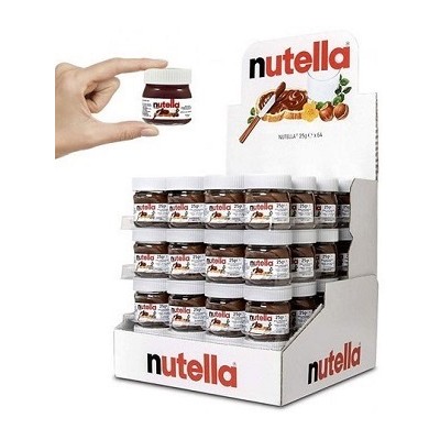 MINI NUTELA 64 uds de 25 grs Precio 1 ud MINI NUTELA 64 uds de 25 grs Precio 1 ud