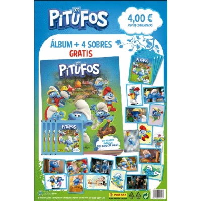 Album+4 Sobres PITUFOS panini Album+4 Sobres PITUFOS panini