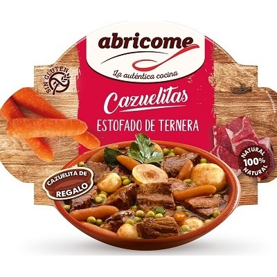 CAZUELA ESTOFADO TERNERA 8x415grs-ABRICOME CAZUELA ESTOFADO TERNERA 8x415grs-ABRICOME