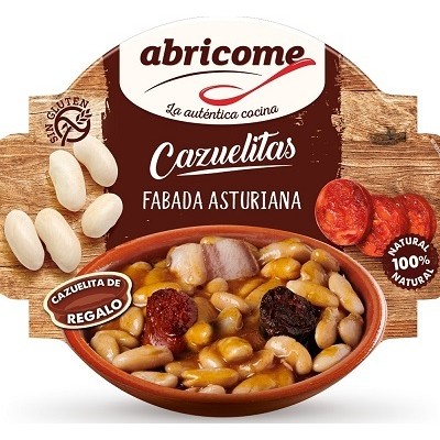 CAZUELA FABADA ASTURIANA 8x415grs.-ABRICOME CAZUELA FABADA ASTURIANA 8x415grs.-ABRICOME