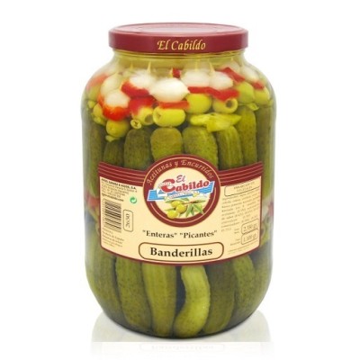 Encurtidos BANDERILLAS Enteras PICANTE Galon 75 pzs Encurtidos BANDERILLAS Enteras PICANTE Galon 75 pzs