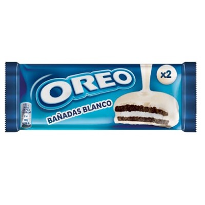 Galletas Oreo bañadas chocolate blanco bolsita 41 grs