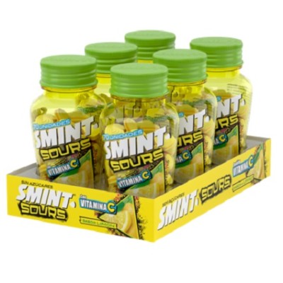 Caramelos SMINT SOUR LIMON Bote 6 uds Caramelos SMINT SOUR LIMON Bote 6 uds