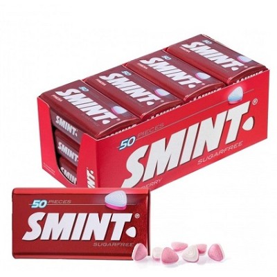 Caramelos LATA Smint FRESA con Vitamina C estuche 12 latas Caramelos LATA Smint FRESA con Vitamina C estuche 12 latas