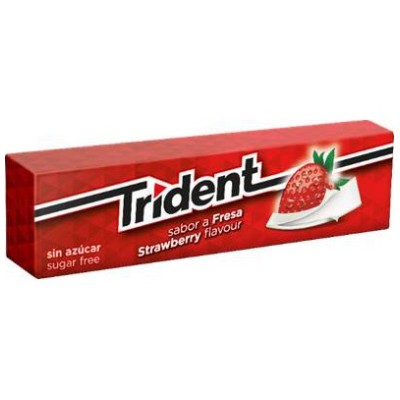 CHICLES Trident LAMI FRESA 24 uds CHICLES Trident LAMI FRESA 24 uds
