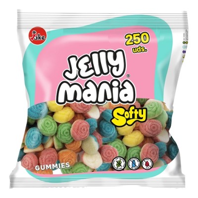 Bolsa de gominolas JELLY MANIA FLORES power 250 uds Jake Bolsa de gominolas JELLY MANIA FLORES power 250 uds Jake