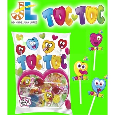 Bolsa piruletas surtidas forma corazon 200 uds Bolsa piruletas surtidas forma corazon 200 uds