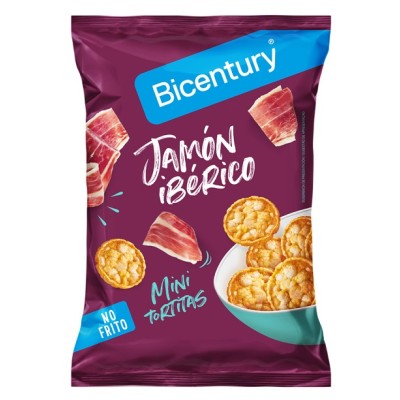 Mini Tortitas Jamon Iberico BIOCENTURY 7 uds de 70 grs Mini Tortitas Jamon Iberico BIOCENTURY 7 uds de 70 grs