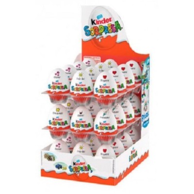 Caja KINDER SORPRESA 36 und. Caja KINDER SORPRESA 36 und.