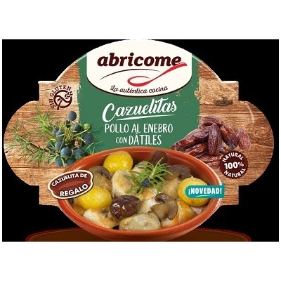 CAZUELA POLLO al ENEBRO con DATILES 8x380gr-COMIDA CAZUELA POLLO al ENEBRO con DATILES 8x380gr-COMIDA