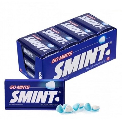 Caramelos LATA Smint PEPPERMINT 12 uds Caramelos LATA Smint PEPPERMINT 12 uds
