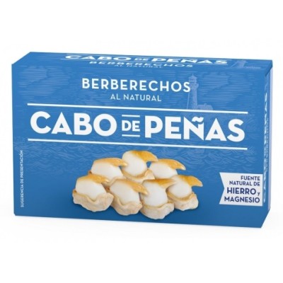Lata BERBERECHOS natural 85 gr CABO DE PEÑAS Lata BERBERECHOS natural 85 gr CABO DE PEÑAS