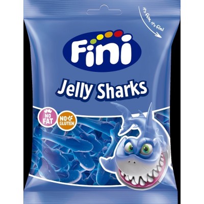 GOMINOLA TIBURON AZUL HALAL FINI 90gr.caja de 12 und. GOMINOLA TIBURON AZUL HALAL FINI 90gr.caja de 12 und.