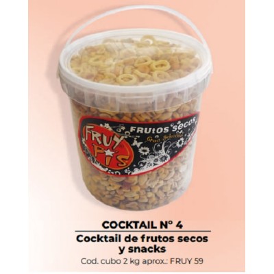 CUBO COCKTAIL Surtido Frutos secos 2,100 kg CUBO COCKTAIL Surtido Frutos secos 2,100 kg