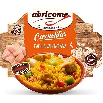 CAZUELA PAELLA VALENCIANA 8x380grs-ABRICOME CAZUELA PAELLA VALENCIANA 8x380grs-ABRICOME