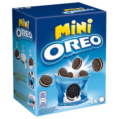 MINI OREO CAJA 160 grs CAJA 12 uds MINI OREO CAJA 160 grs CAJA 12 uds