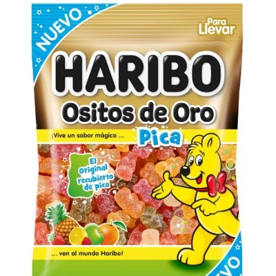 OSITOS Oro PICA Haribo 100gr.caja de 18 bolsitas OSITOS Oro PICA Haribo 100gr.caja de 18 bolsitas